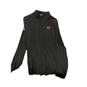 Musclebox Black Qtr Zip Long Sleeve Shirt Mens XL